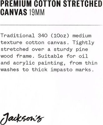 Jackson's Premium Cotton Canvas 10oz 19mm Profile 10x15cm Image