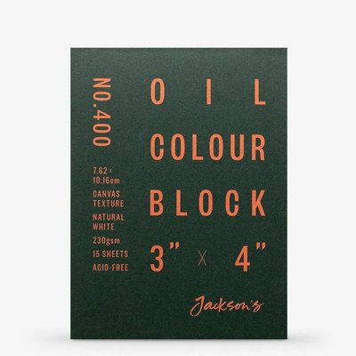 Jackson's Oil Paper Block (230gsm)(15 Sheets)(8x10cm) Image