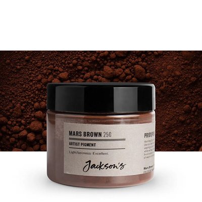 Jackson's Artist Pigment - Mars Brown (25g in 50ml Jar) Image