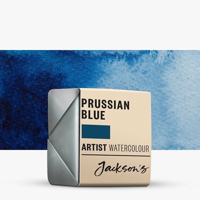 Jackson's Artist Watercolour Paint - Prussian Blue (Half Pan) Image