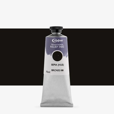 Cranfield Traditional Relief Ink - Sepia Hue (75ml) Image