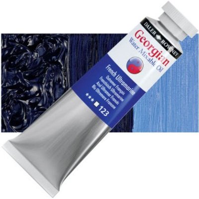 DR. Georgian Water Mixable Oil - 123 French Ultramarine (37ml Tube) Image