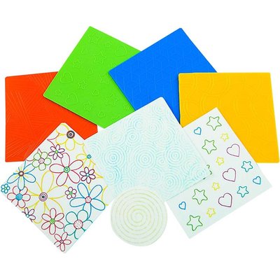 Anthony Peters Pattern Rubbing & Embossing Plates (4 Pieces) Image