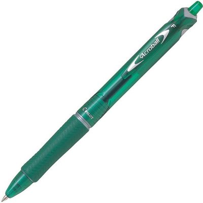 Pilot Acroball Retract. Ballpoint Pen (Green) Image
