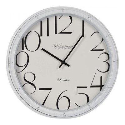 Verdana Wall Clock (White)(40cm) Image