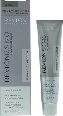 Revlon Revlonissimo Colorsmetique 4.7MN Medium Brown Maximum Hair Colour (60ml) Image