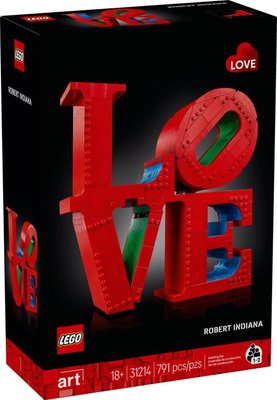 LEGO Art Robert Indiana: Love (791 Pieces) Image