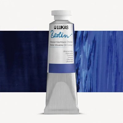 Lukas Berlin Water-Mixable Oil Paint - Ultramarine (37 ml) Image
