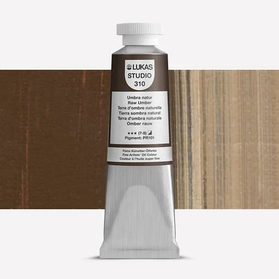 Lukas Studio Oil Paint - Raw Umber (37 ml) Image