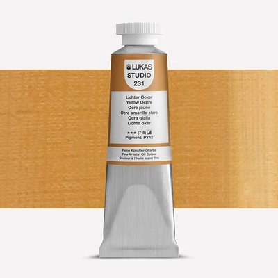 Lukas Studio Oil Paint - Yellow Ochre (37 ml) Image