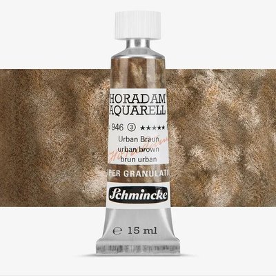 Schmincke Horadam Supergranulation Watercolour Paint - Urban Brown (15 ml) Image