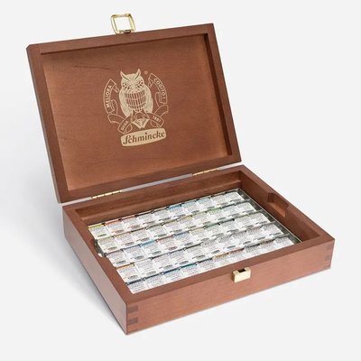 Schmincke Horadam Supergranulation Watercolour Paint Set (50 Colours)(Half Pan) Image