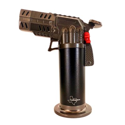 Lifespace Windproof Blow Torch / Crème Brulee Burner / Fire Starter Lighter (Black & Grey) Image