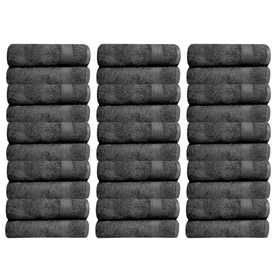 Bunty Plush Bath Sheet (Castle Rock Grey)(450GSM)(90x150cm)(30 Pack) Image