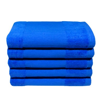 Bunty Plush Velour Premium Golf Towel (Victoria Blue)(Pack of 120)(450gsm) Image