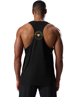 Men's Athletic Tank Tops - Black Medium Image