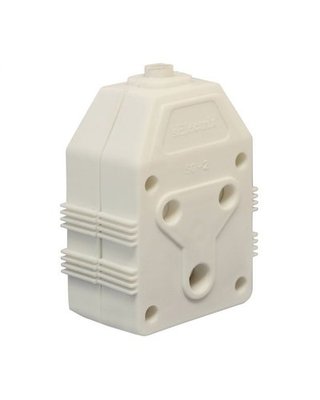 Nexus Janus Coupler Double PVC  (16 Amp) (White) Image