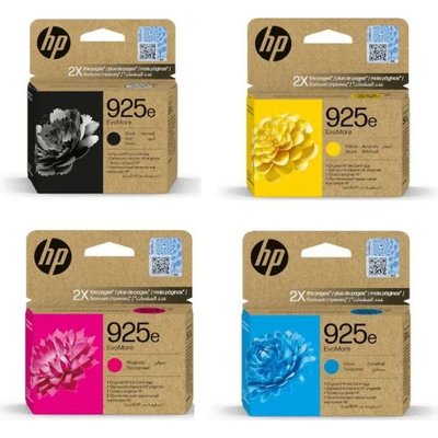 HP 925E Black and Tri Colour Combo Pack Ink Cartridge Image
