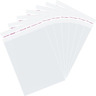 Chenshia Resealable Cookie Bags - Clear, Packaging, Eco-Friendly (200pc) - 16.49 L x 12.0 W cm Image