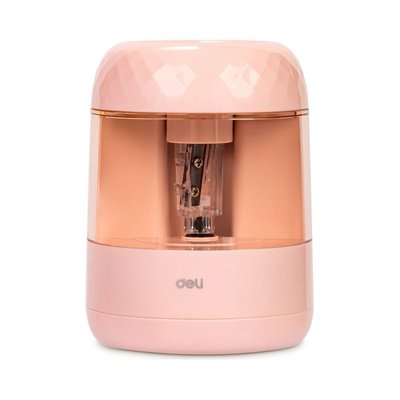 Deli Electric Pencil Sharpener (Pink) Image