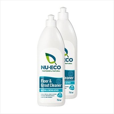 Nu-Eco Bio-degradable Floor and Grout Cleaner with Bacteria and Enzyme Actives (2 x 750ml) Image