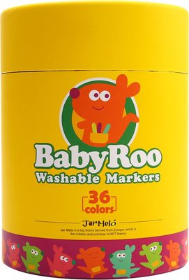 JarMelo Baby Roo Washable Markers: 36 Markers Image