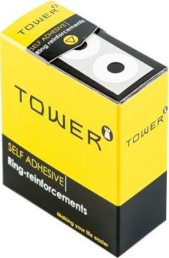Tower Ring Re-inforcements - White PVC (250 Pack) Image