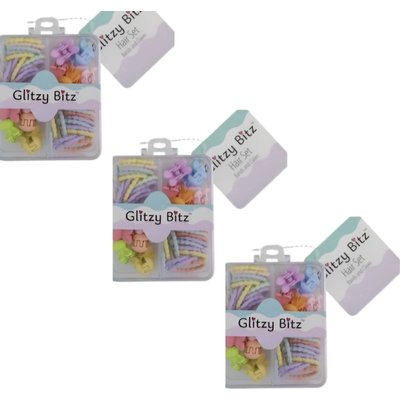 Hair Set Bands & Claw Clips Assorted (40Piece) Image