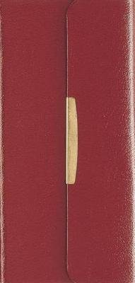 NKJV, Checkbook Bible, Compact, Bonded Leather, Burgundy, Wallet Style, Red Letter Image