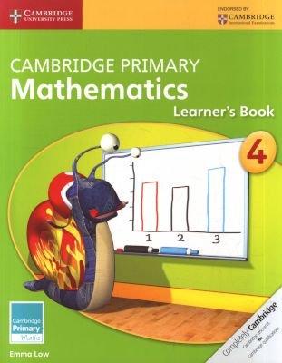 Cambridge Primary Mathematics Stage 4 Learner's Book 4 Image