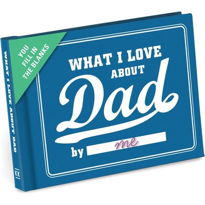 Knock Knock What I Love about Dad Book Fill in the Love Fill-in-the-Blank Book & Gift Journal Image