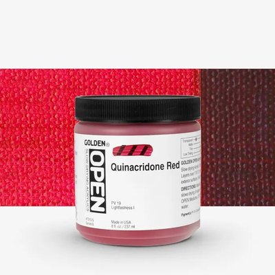 Golden Open Slow-Drying Acrylic Paint - Quinacridone Red VI (237 ml) Image