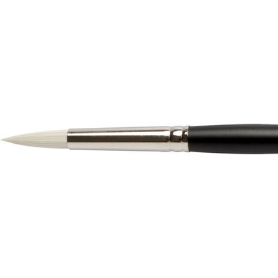 Jackson's Akoya Round No. 6 White Synthetic Bristle Hair Brush Image