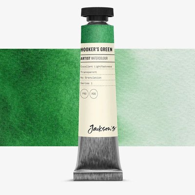 Jackson's Artist Watercolour Paint - Hooker's Green (21 ml) Image