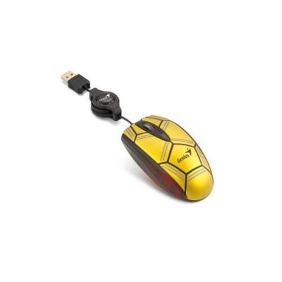 Genius Navigator P300 Wired Football Optical Mouse – Special Edition (Gold) Image