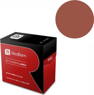 Redfern C25 Colour Code Labels Value Pack (5 Pack)(Brown) Image