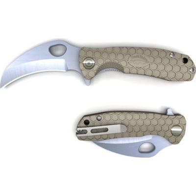 Honey Badger HB1116 Claw Plain D2 Knife (Medium)(Tan) Image