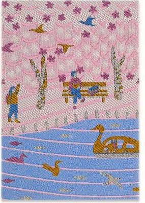 Moleskine Ltd Ed Sakura Large Ruled Hardcover Notebook Image