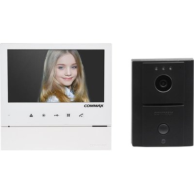 Commax CDV-70H/DRC-4L Hands Free 7" Video Touch Button Intercom Kit Image