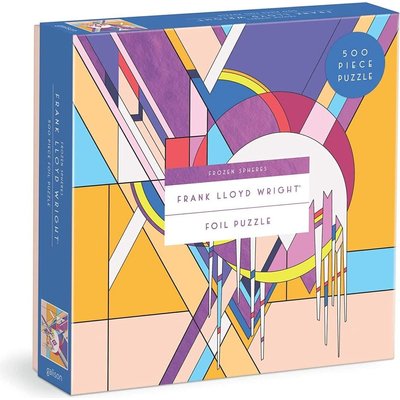 Galison Frank Lloyd Wright Frozen Spheres Foil Jigsaw Puzzle (500 Piece) Image