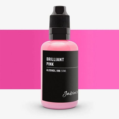 Jackson's Alcohol Based Ink - Brilliant Pink (50 ml) Image