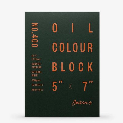 Jackson's Oil Paper Block (230gsm)(15 Sheets)(13x18cm) Image