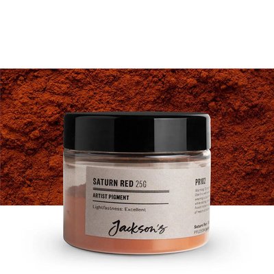 Jackson's Artist Pigment - Saturn Red (25g in 50ml Jar) Image