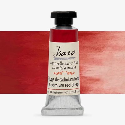 Isaro Watercolour Paint - Cadmium Red Deep (7 ml) Image