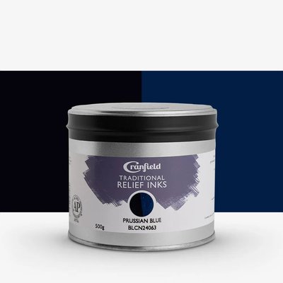 Cranfield Traditional Relief Ink - Prussian Blue (500g) Image