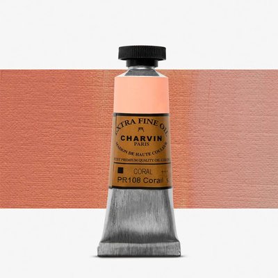 Charvin Artist Oil Paint - Coral (20 ml) Image