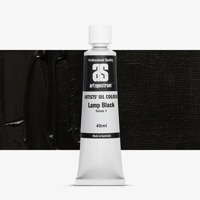 Art Spectrum Oil Paint - Lamp Black (40 ml) Image