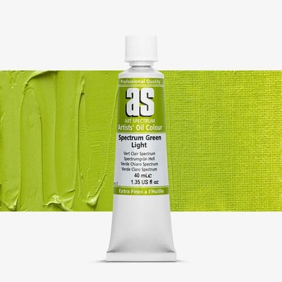 Art Spectrum Oil Paint - Spectrum Green Light (40 ml) Image