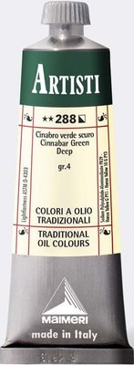 Maimeri Artisti Oil Colour - 288 Cinnabar Green Deep (60ml) Image