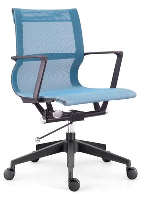 Satu Executive Operators Office Chair (Blue) - TOCC Image